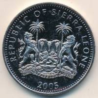 () Монета Сьерра-Леоне 2005 год 1  ""   Медь-Никель  UNC