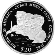() Монета Либерия 2001 год 20  ""    AU