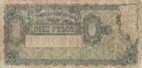 (№1903P-237 Aa.2) Банкнота Аргентина 1903 год "10 Pesos"