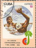 (1982-060) Марка Куба "Водное поло"    Центральноамериканские и Карибские игры III Θ