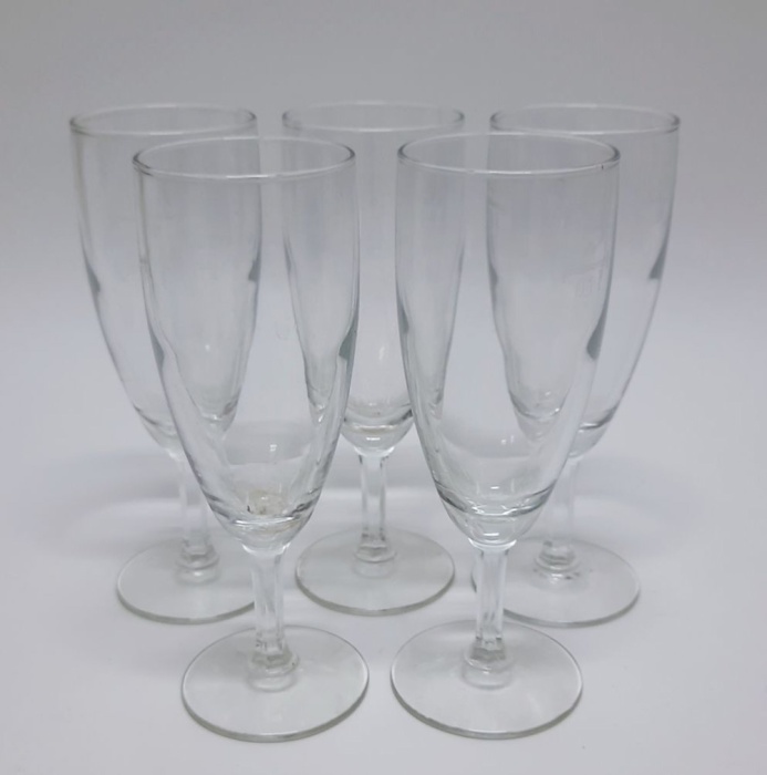 Набор бокалов, 5 шт., стекло, 15,5 см. (сост. на фото)