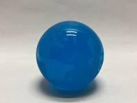 Сувенир шар хрусталь Земной шар аквамарин 8 см Австрия