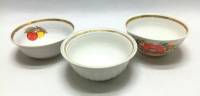 Пиалы, фарфор, СССР, разные фабрики, 3 шт