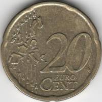 () Монета Люксембург 2004 год   ""   Серебрение  VF