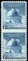 Лист марок США 1948 год "Пара Горе Паломар Обсерватория Верт", Гашеный