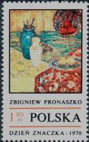 (1970-050) Марка Польша "Натюрморт"    День почтовой марки. Современная живопись III Θ