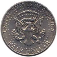 (1979) Монета США 1979 год 50 центов  3. Основной тип Кеннеди Медь-Никель  XF