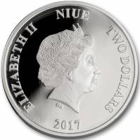 () Монета Остров Ниуэ 2017 год 1 доллар ""   AU