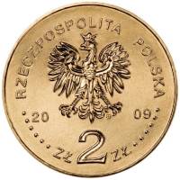 () Монета Польша 2009 год 2  ""   Северное золото  UNC