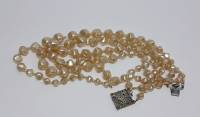 Бусы, искуственный жемчуг, 50 см, сломана застежка (сост. на фото)
