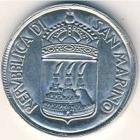 () Монета Сан-Марино 1973 год 10  ""   Алюминий  UNC
