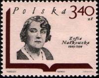 (1969-088) Марка Польша "З. Налковская" , III Θ