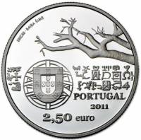 () Монета Португалия 2011 год 2,5 евро ""  Никель  AU
