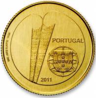 (№2011km807) Монета Португалия 2011 год 0.25 Euro (25th Anniversary of EU Membership of Portugal and