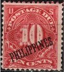 (№1899-5) Марка Филиппины 1899 год "США Ми 26 надпечаткой Филиппины", Гашеная