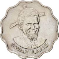 (№1974km11) Монета Свазиленд 1974 год 20 Cents