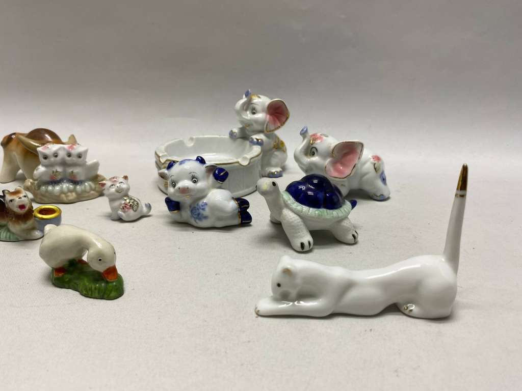 Сувенирные фигурки керамика 12 шт