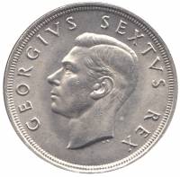 () Монета ЮАР (Южная Африка) 1952 год 5 шиллингов ""    UNC