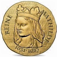 (№2016) Монета Франция 2016 год 200 Euro (Королева Матильда)
