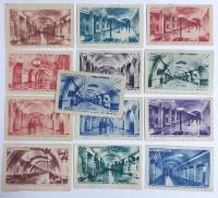 Набор спичечных этикеток "Метро", 13 шт, СССР (сост. на фото)