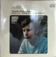 Пластинка виниловая И.С. Бах A. Schiff zongora piano. Chromatic Fantasy and Fugue Hungaroton 300 мм.