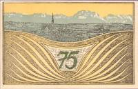 (№1920) Банкнота Австрия 1920 год "75 Heller"