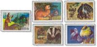 1975-072-76  Серия Набор марок (5 шт) СССР  Фауна III O