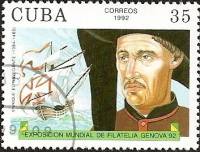 (№129-3607) Набор марок Куба 1992 год (7 марок + блок) "Международная выставка марок в Генуе 03992 м