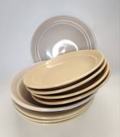 Тарелки и блюдо Бугульма 9 шт СССР суповые обеденные