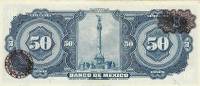 (№1950P-49c.1) Банкнота Мексика 1950 год "50 Pesos"