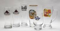 Пивные бокалы 6 штук Невское Лигов Zipfer и др.