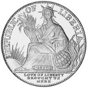 () Монета Либерия 1997 год 5 долларов ""   AU