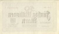 (№1923) Банкнота Германия 1923 год "50,000,000 Mark"