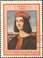 (1983-046) Марка Куба "Пьетро Бембо"    500 лет со дня рождения Рафаэля Санти III Θ