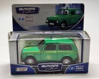 Модель автомобиля ВАЗ 2121 НИВА Лесоохрана в коробке-блистере Autotime 1:36
