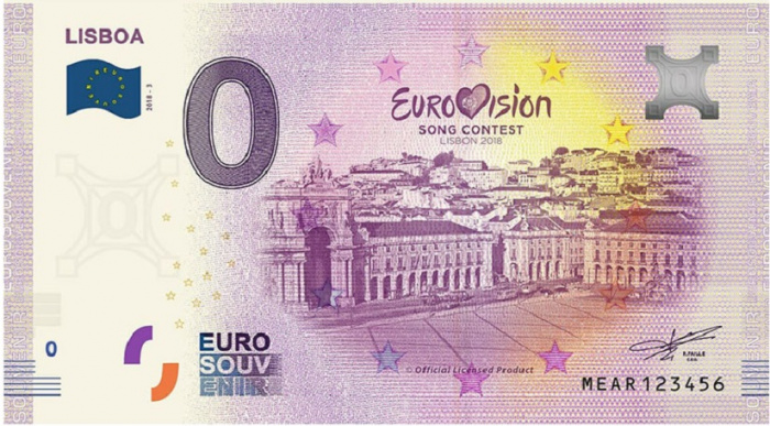 (2018) Банкнота Европа 2018 год 0 евро &quot;Евровидение. Торговая площадь&quot;   UNC