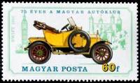 (1975-019) Марка Венгрия "Свифт, 1911"    75-летие венгерского автомобильного клуба - старые автомоб