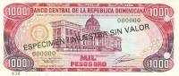 (№1993P-145s) Банкнота Доминиканская Республика 1993 год "1,000 Pesos Oro"