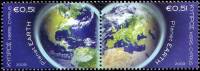 (№2009-1150) Лист марок Кипр 2009 год "Вид планеты Земля", Гашеный