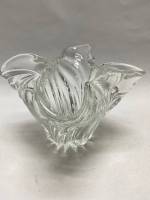 Ваза стекло волнистый край 15 см