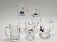 Бокалы Кружки пивные Балтика 5 штук стекло