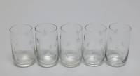 Набор стопок, 5 шт., стекло, СССР (сост. на фото)