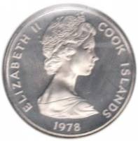 () Монета Острова Кука 1978 год 500  ""    AU