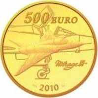 (№2010km1687) Монета Франция 2010 год 500 Euro (Марсель Дассо)