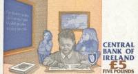 (№1994P-75b.1) Банкнота Ирландия 1994 год "5 Pounds" (Подписи: M)