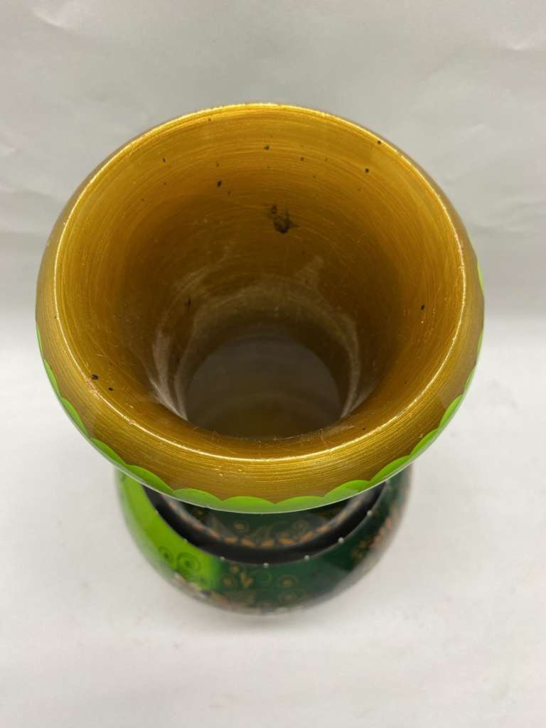 Ваза деревянная хохлома (состояние на фото)