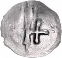 (№1392) Монета Литва 1392 год 1 Pinigelis