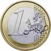 (2017) Монета Австрия 2017 год 1 евро  2. Новая карта ЕС Биметалл  UNC