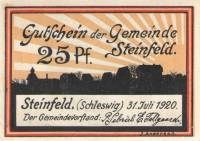 (№1920) Банкнота Германия 1920 год "25 Pfennig"