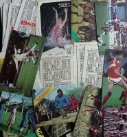 Набор календарей "Ассорти", 48 шт., 80-90-е гг.